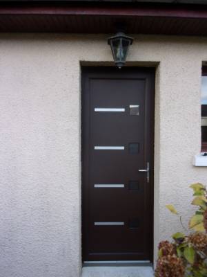 Faire poser une porte d'entrée aluminium bi-color, près de Canteleu 76380