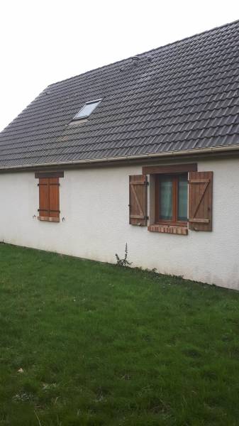 Transformation fenêtre en porte fenêtre coulissant ouverture de mur aluminium noir ROUEN etanel