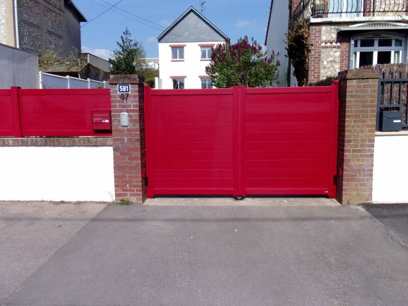 Poser un portail en aluminium de couleur à Maromme 76150