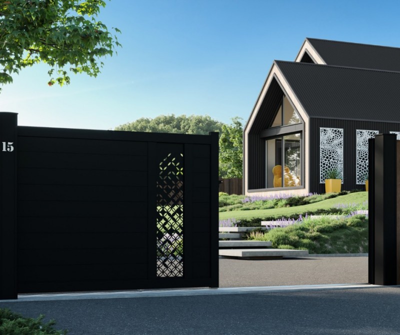 Installation d’un portail motorisé pour une maison proche de Buchy 76