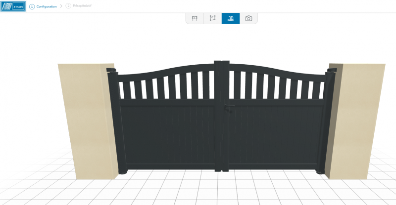 Simulation portail 3D ROUEN ETANEL