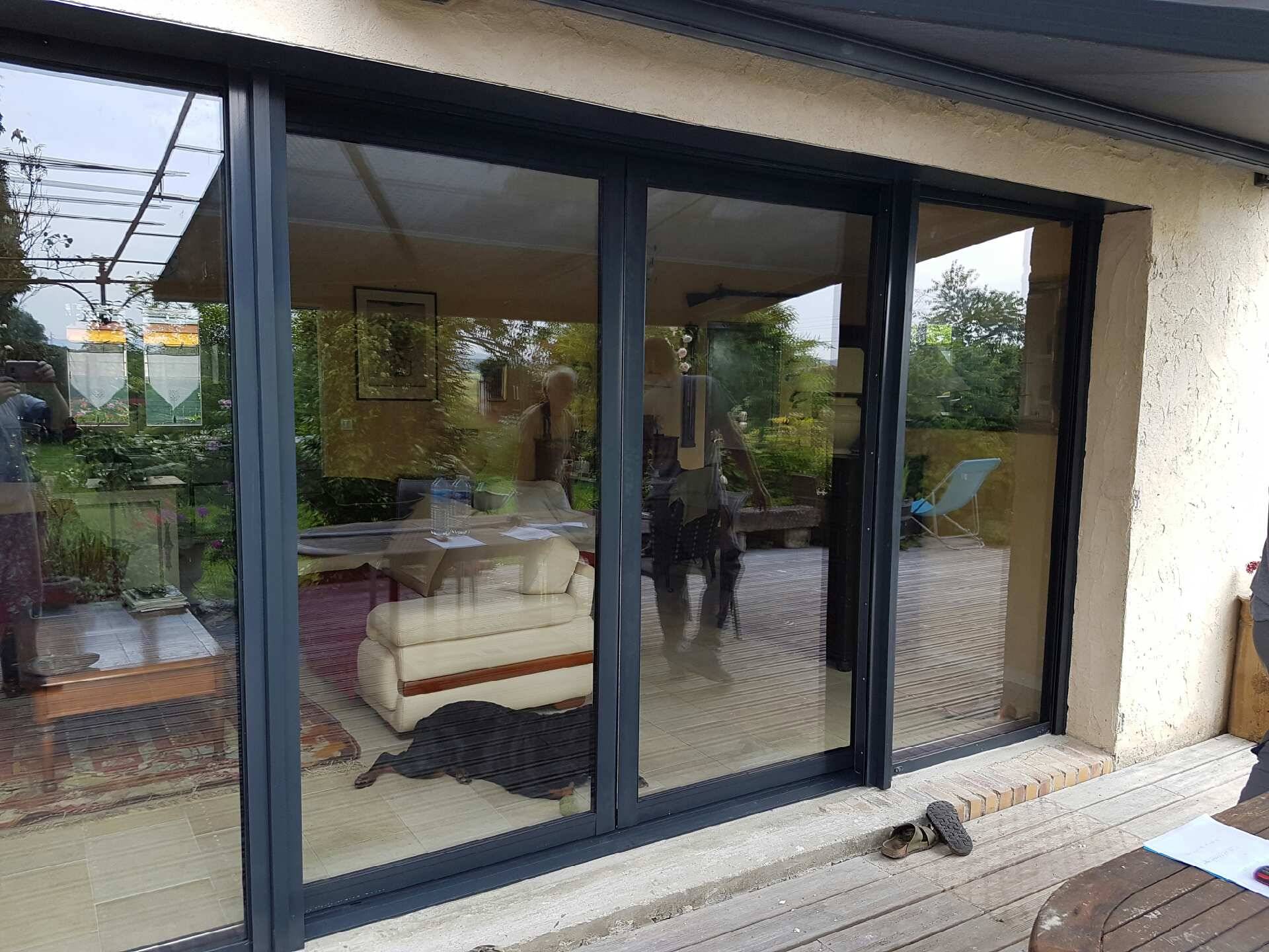 comment installer un coulissant aluminium près de La Feuillie 76220