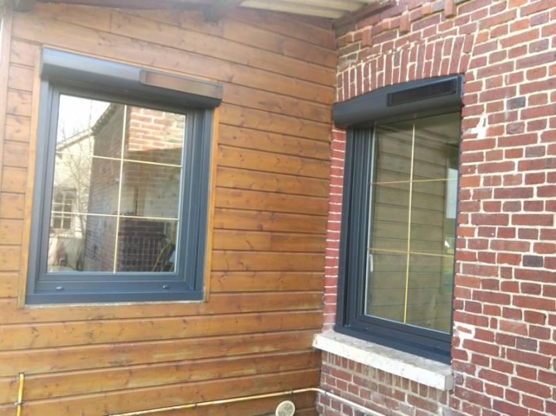 Fenêtres et porte PVC, plus volets roulants solaires près de Buchy