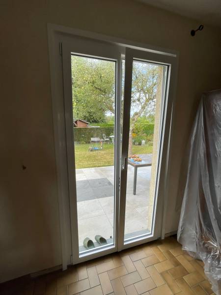 Chantier rénovation menuiseries ETANEL entreprise RGE Normandie