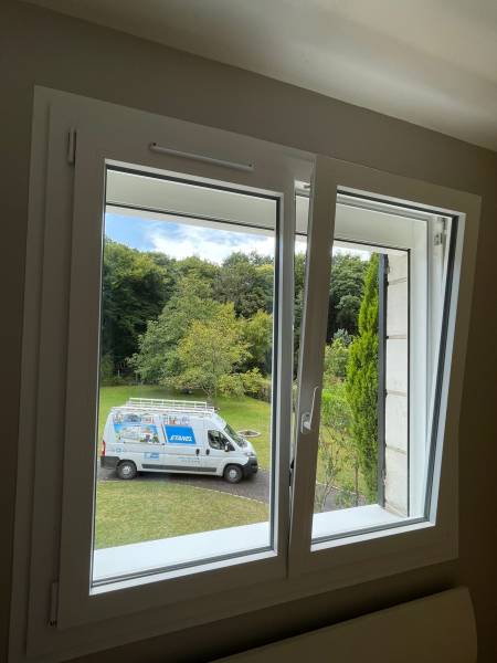 Fenêtre PVC PIXEL acoustique Rw 34dB rénovation Normandie