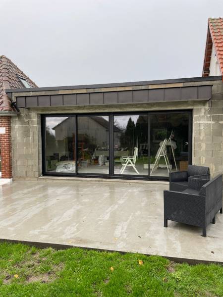 Installation fenêtres PVC et coulissant aluminium ETANEL Dieppe ETANEL