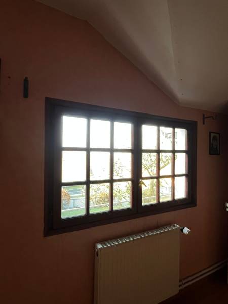     remplacement fenêtres bois par aluminium moderne