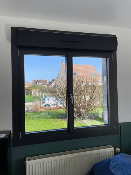 Double vitrage 4FE 20WE gaz argon fenêtre aluminium isolation thermique — menuiseries ETANEL Roumare