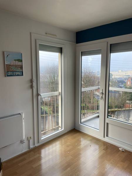 Remplacement fenêtres simple vitrage aluminium double vitrage bicoloration immeuble Rouen ETANEL