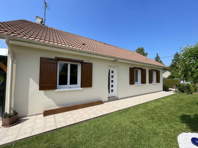 Fenêtre PVC blanche avec vitrage 4X Glass à Limésy