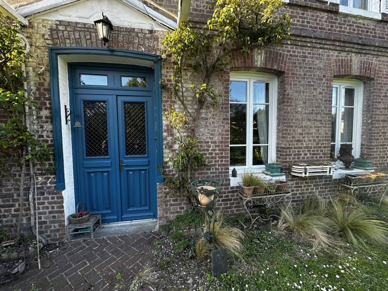 Pose rénovation fenêtres bois ATULAM habillage intérieur extérieur au Houlme Seine-Maritime